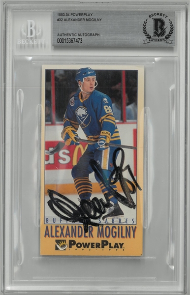 Alexander Mogilny Autographed 1993/94 Powerplay