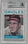 Brooks Robinson Autographed 1964 Topps