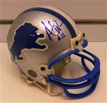 Andre Ware Autographed Lions Mini Helmet