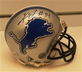 Kevin Jones Autographed Lions Mini Helmet