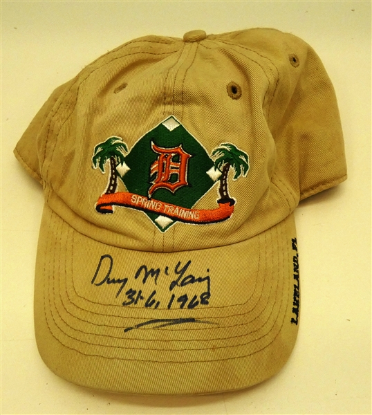 Denny McLain Autographed Tigers Hat