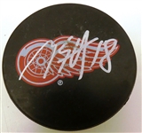Marc Staal Autographed Red Wings Puck