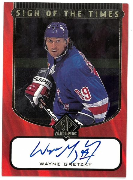 Wayne Gretzky Autographed SP Authentic