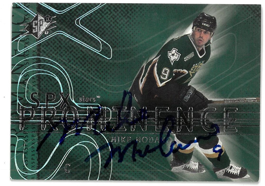 Mike Modano Autographed Upper Deck SPX