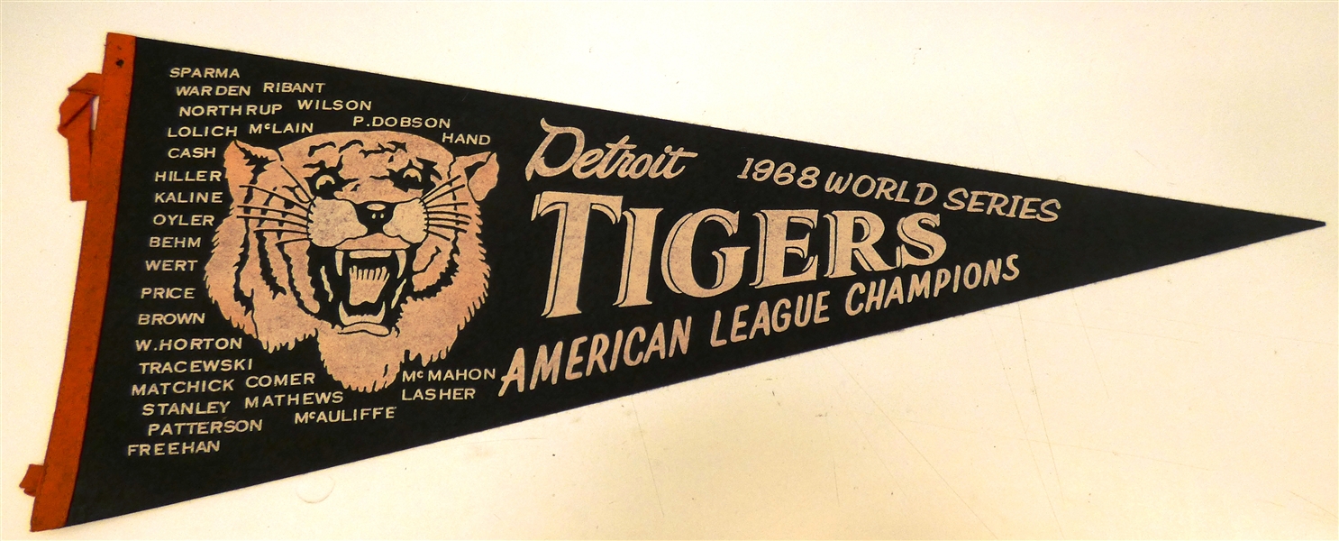 1968 Detroit Tigers Pennant