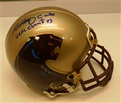 Anthony Carter Autographed Panthers Mini Helmet