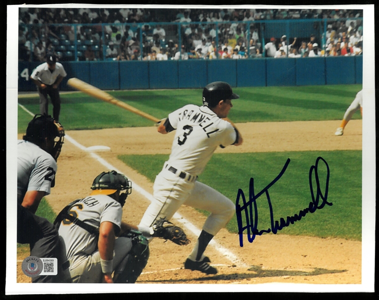 Alan Trammell Autographed 8x10