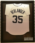 Justin Verlander Autographed Framed Jersey (Pick up only)