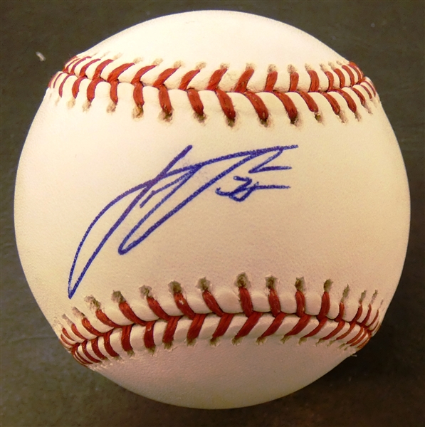 Justin Verlander Autographed Baseball