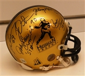 Heisman Trophy Mini Helmet Signed by 8