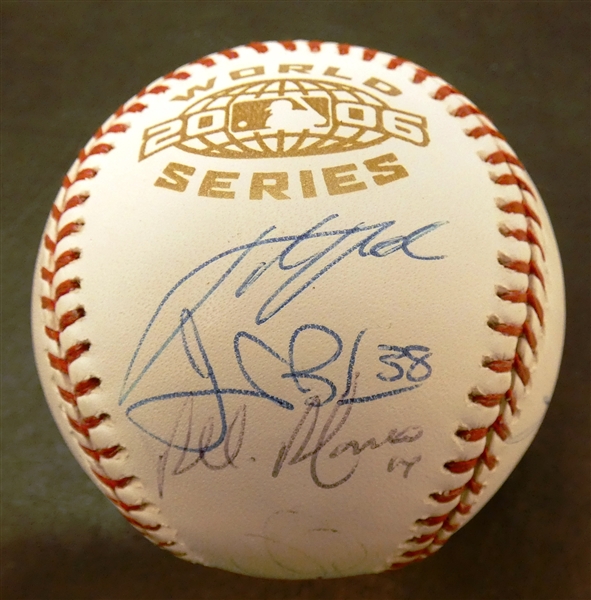 2006 Detroit Tigers Signed World Series Baseball (13 autos)