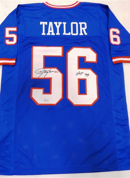 Lawrence Taylor Autographed Custom Jersey