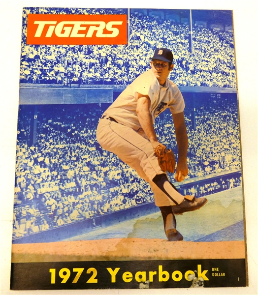 Detroit Tigers 1972 Yearbook