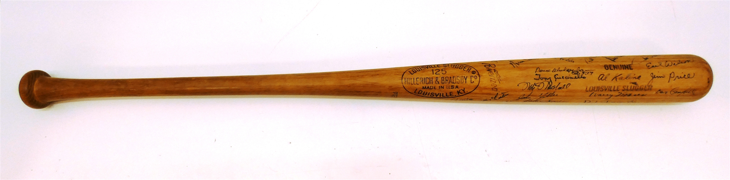 Al Kaline Game Used? 1967/68 Tigers Signed Bat