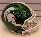 Mel Tucker Autographed MSU Full Size Replica Helmet
