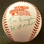 Tom Monaghan Autographed 1984 World Series Baseball