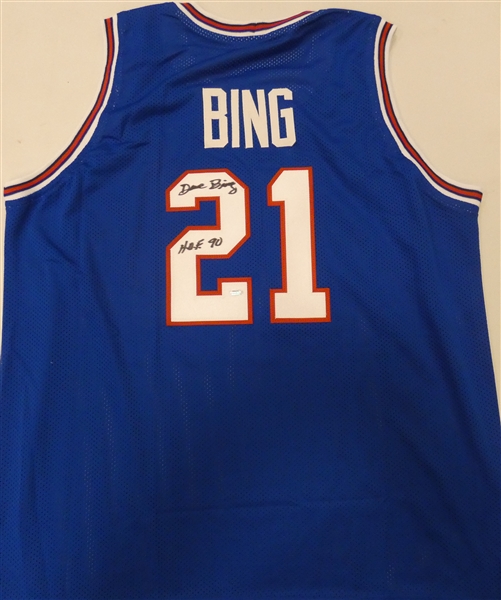 Dave Bing Autographed Custom Jersey