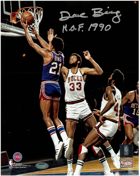 Dave Bing Autographed 8x10