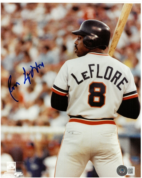 Ron Leflore Autographed 8x10