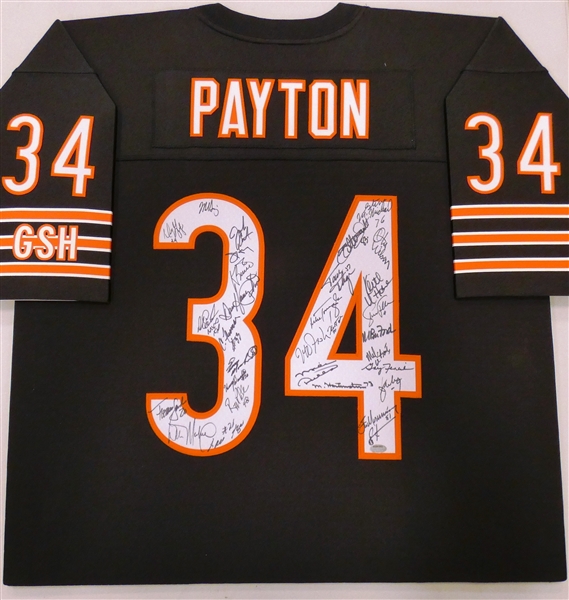 1985 Chicago Bears Team Signed Jersey (31 sigs - No Payton)