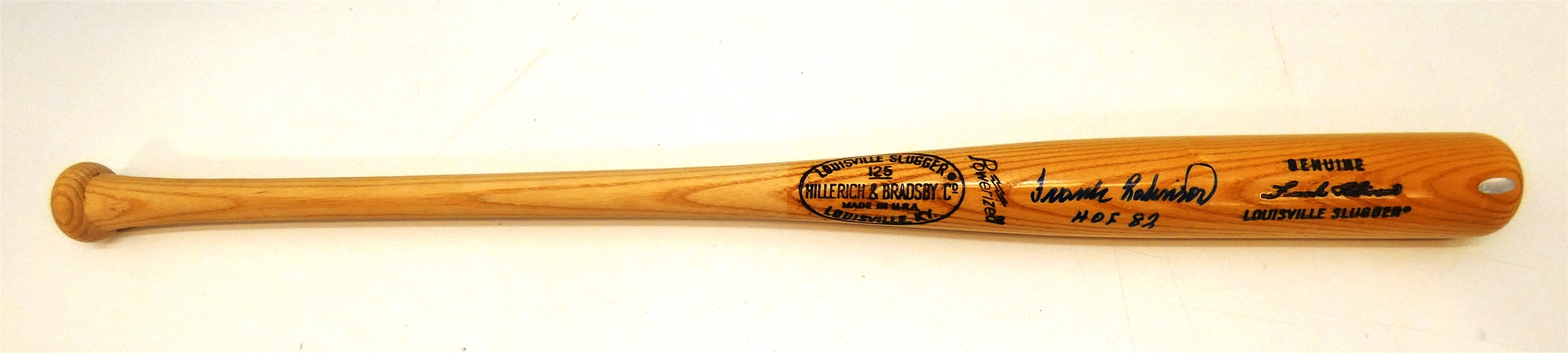 Frank Robinson Autographed Game Model Bat