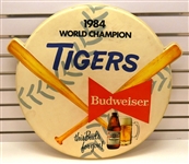 1984 Detroit Tigers Champs Budweiser Display Sign