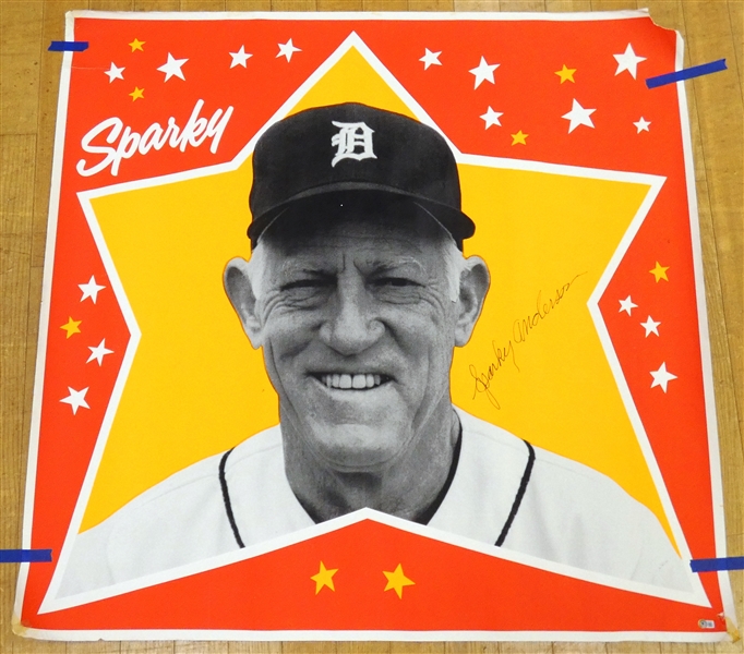 Sparky Anderson Autographed HUGE Photo