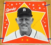 Sparky Anderson Autographed HUGE Photo
