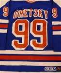 Wayne Gretzky Autographed Rangers Jersey