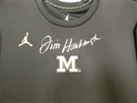 Jim Harbaugh Autographed Michigan Fleece