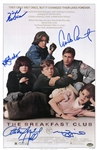 The Breakfast Club Cast Signed 11x17 Poster
