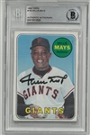 Willie Mays Autographed 1969 Topps