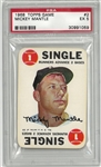 Mickey Mantle 1968 Topps Game PSA 5