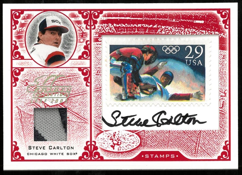 Steve Carlton #2/3 Autographed 2005 Century Collection