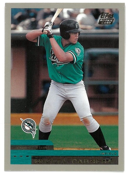 Miguel Cabrera 2000 Topps Traded Rookie Card