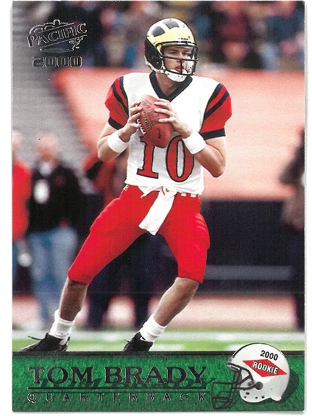 Tom Brady 2000 Pacific Rookie Card