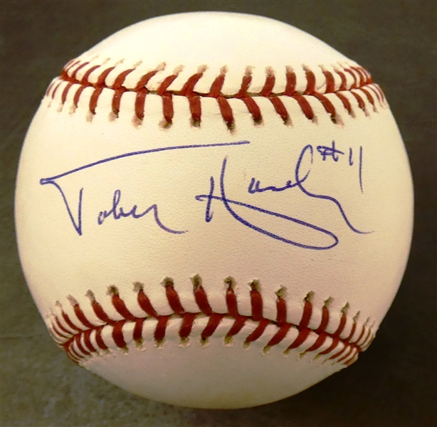 Toby Harrah Autographed Baseball