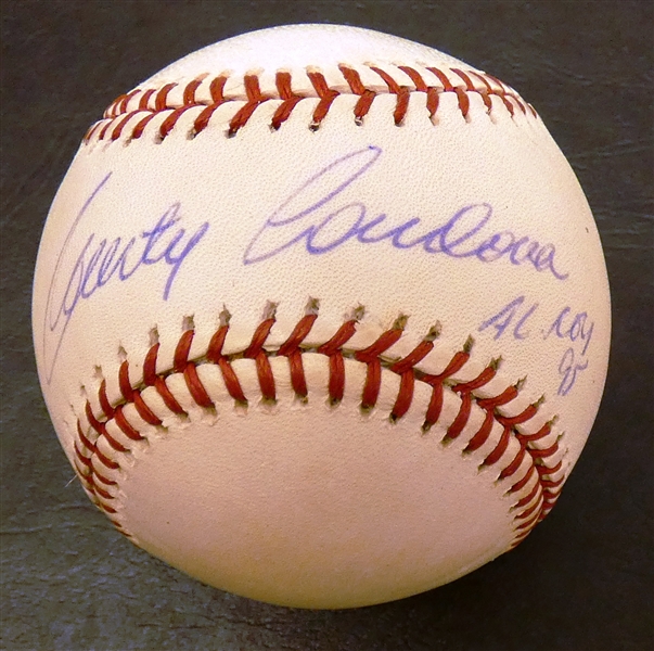 Marty Cordova Autographed Baseball