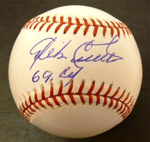 Mike Cueller Autographed Baseball