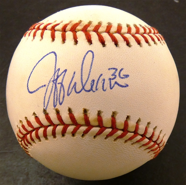 Jeff Weaver Autographed Baseball