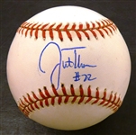 Justin Thompson Autographed Baseball