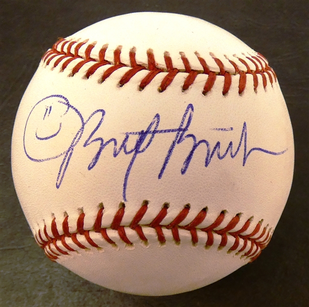 Brett Butler Autographed Baseball