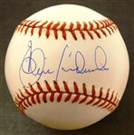 Elrod Hendricks Autographed Baseball
