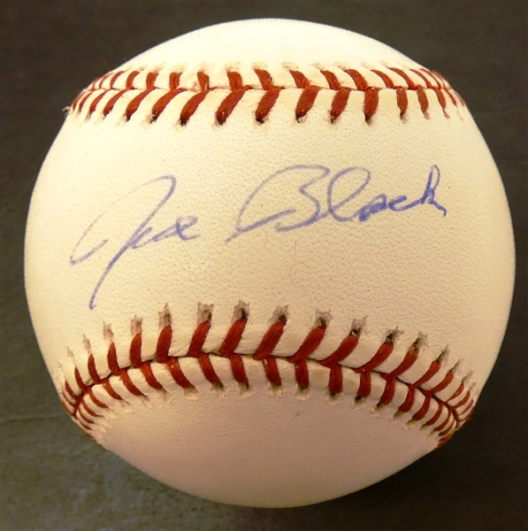 Joe Black Autographed Baseball