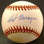 Hal Naragon Autographed Baseball