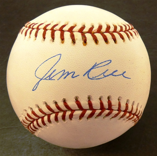 Jim Rice Autographed Baseball