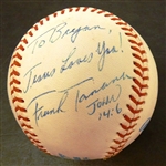 Frank Tanana Autographed Baseball