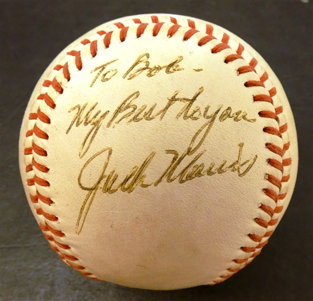 Jack Morris Autographed Baseball