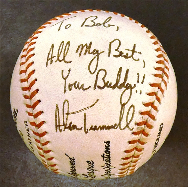 Alan Trammell Autographed Baseball
