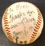 Gary Pettis Autographed Baseball